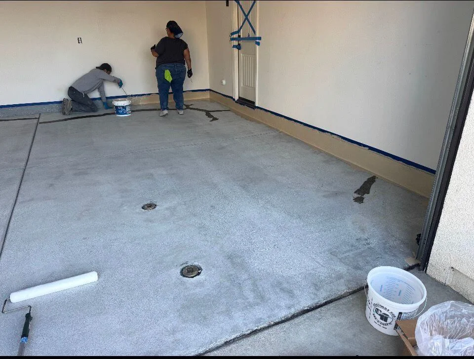 Before epoxy coating